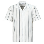 Oxford multicolour stripe cotton shirt White