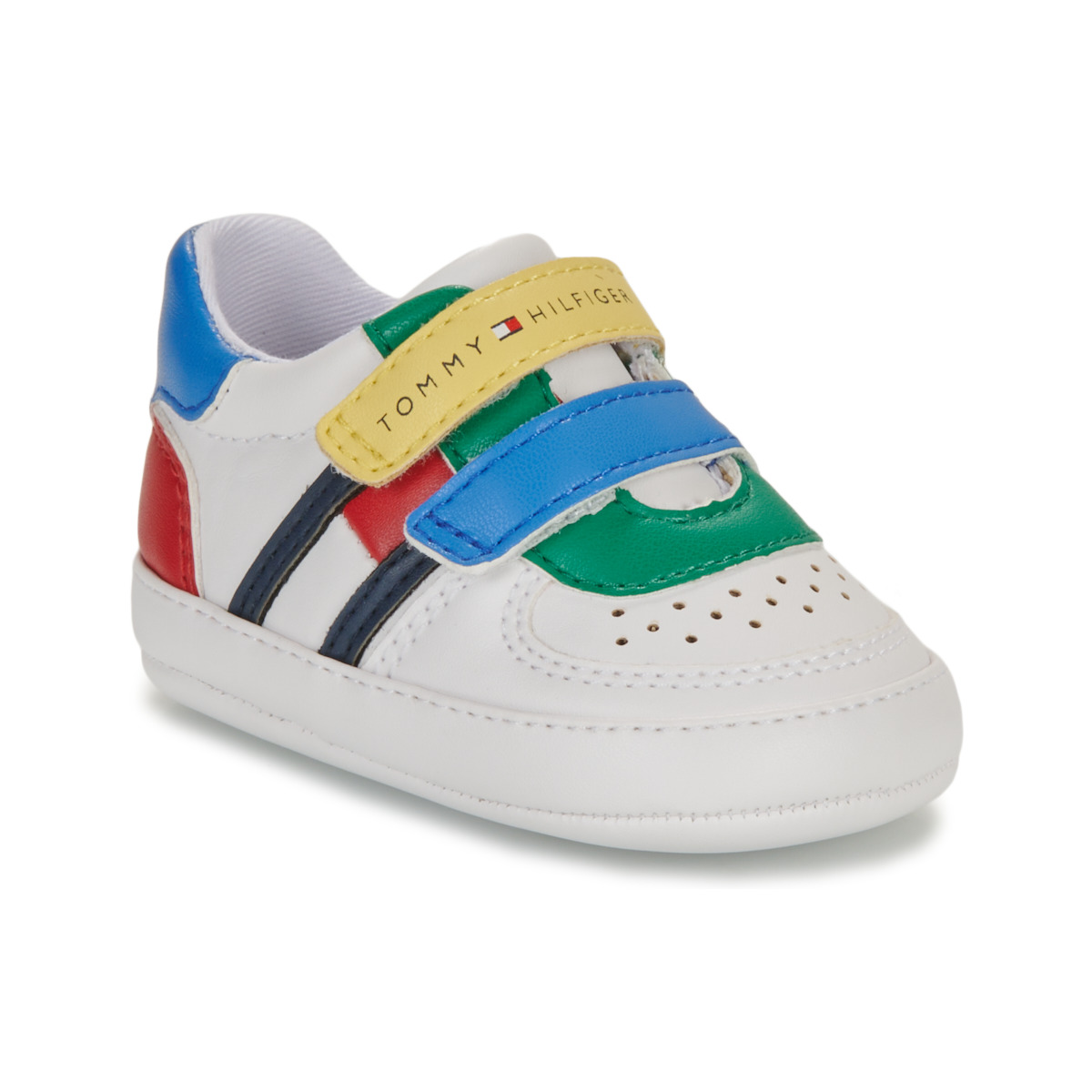 Sapatos Rapaz Sapatilhas Tommy Plimsolls Hilfiger KIKI Branco / Multicolor