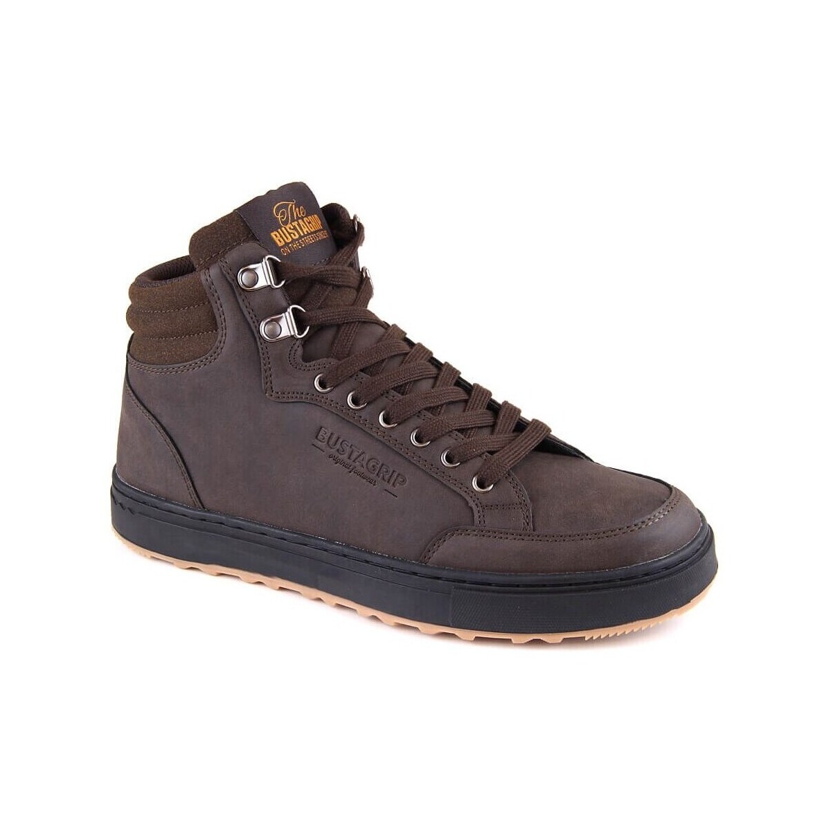 Sapatos Homem Sapatilhas de cano-alto Bustagrip MRM8C Castanho