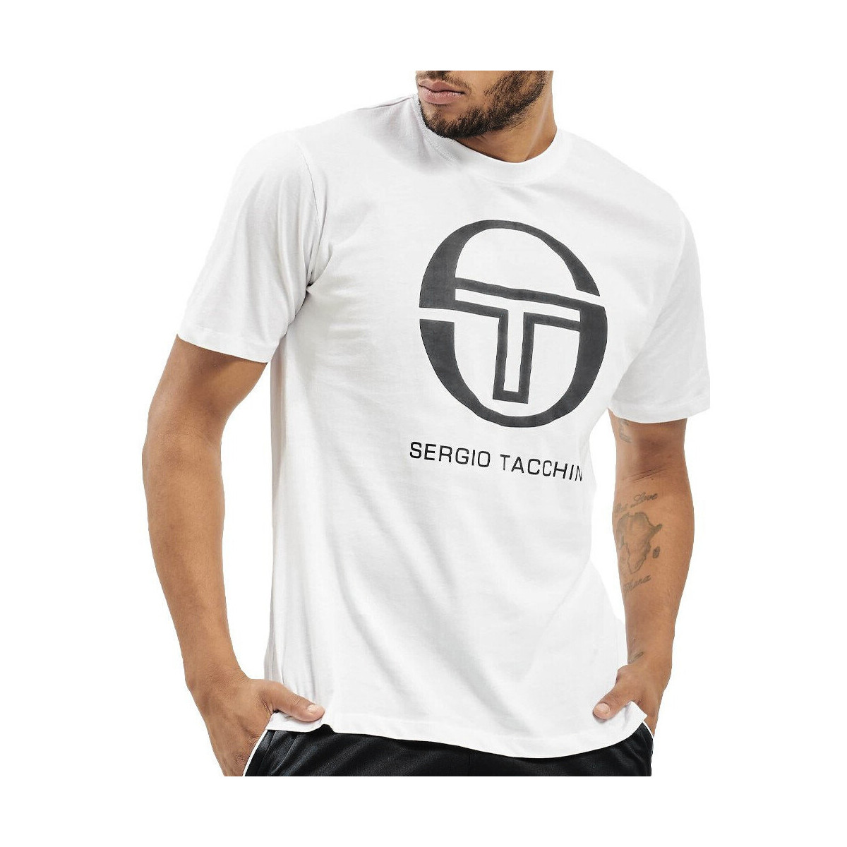 Textil Homem T-shirts e Pólos Sergio Tacchini  Branco