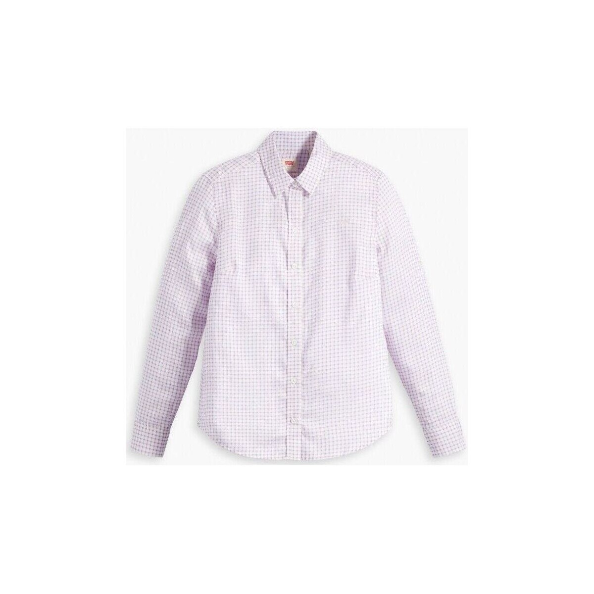 Textil Mulher camisas Levi's 34574 0012 - BW SHIRT-WHITE/PINK Rosa