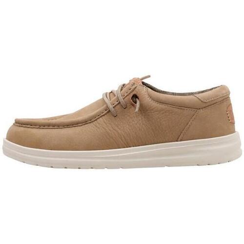 Sapatos Homem Only & Sons HEY DUDE WALLY GRIP CRAFT LEATHER Bege