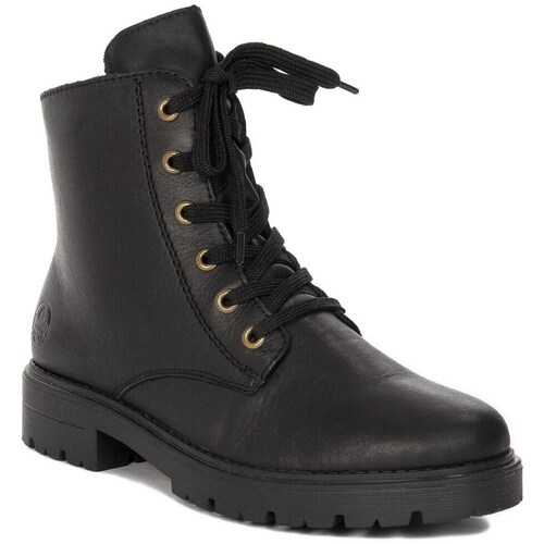 Sapatos Mulher Sapatilhas de cano-alto Rieker Z284100 Preto