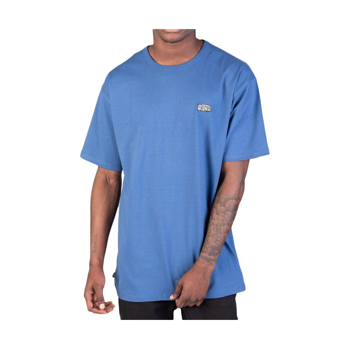 Textil Homem T-shirts e Pólos Vans  Azul