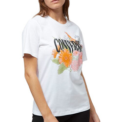 Textil Mulher T-Shirt mangas curtas Converse  Branco