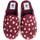 Sapatos Mulher Sapatos & Richelieu Marpen Zapatillas de Casa  Lunares 412IV23 Burdeos Vermelho