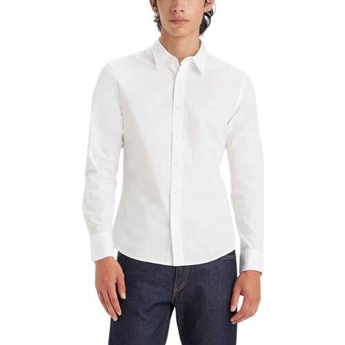 Textil Homem Camisas mangas comprida Levi's  Branco