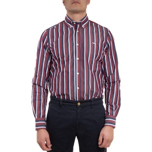 Textil Homem Camisas mangas comprida Emporio Armani E CRK011012555B Vermelho