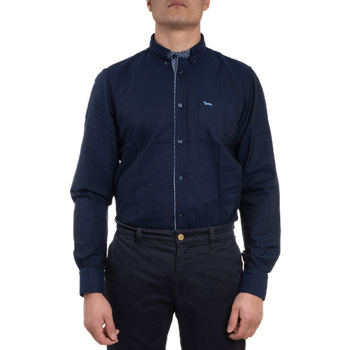 Textil Homem Camisas mangas comprida Harmont & Blaine CRK913011760M Azul
