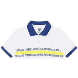 Textil Rapaz T-shirts e Pólos Timberland T25T99-10P-1-19 Branco