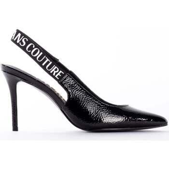Sapatos Mulher Escarpim Versace Maxi JEANS Couture 74Va3S52Zs539 Preto