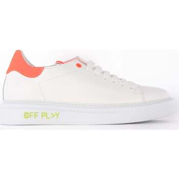 Sapatos Homem Sapatilhas Off Play Firenze White Fuxia Fluo Vermelho