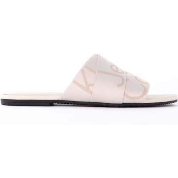 Sapatos Mulher Sandálias Calvin Klein Birds JEANS Logo Jacquard Branco