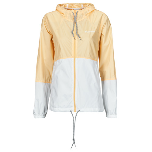 Textil Mulher Corta vento Columbia Vedder Park Jacket Branco / Amarelo