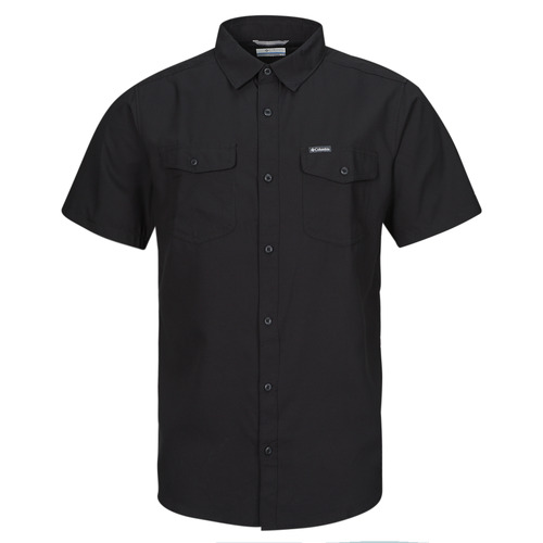 Textil Homem Camisas mangas curtas Columbia Hexagon Track Jacket Sleeve Shirt Preto