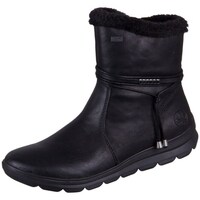 Sapatos Mulher Sapatilhas de cano-alto Rieker Schwarz Kuwait Rabbit Preto
