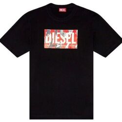Textil Homem T-shirts e Pólos Diesel A12529 0CATM T-JUST-L13-9XX Preto