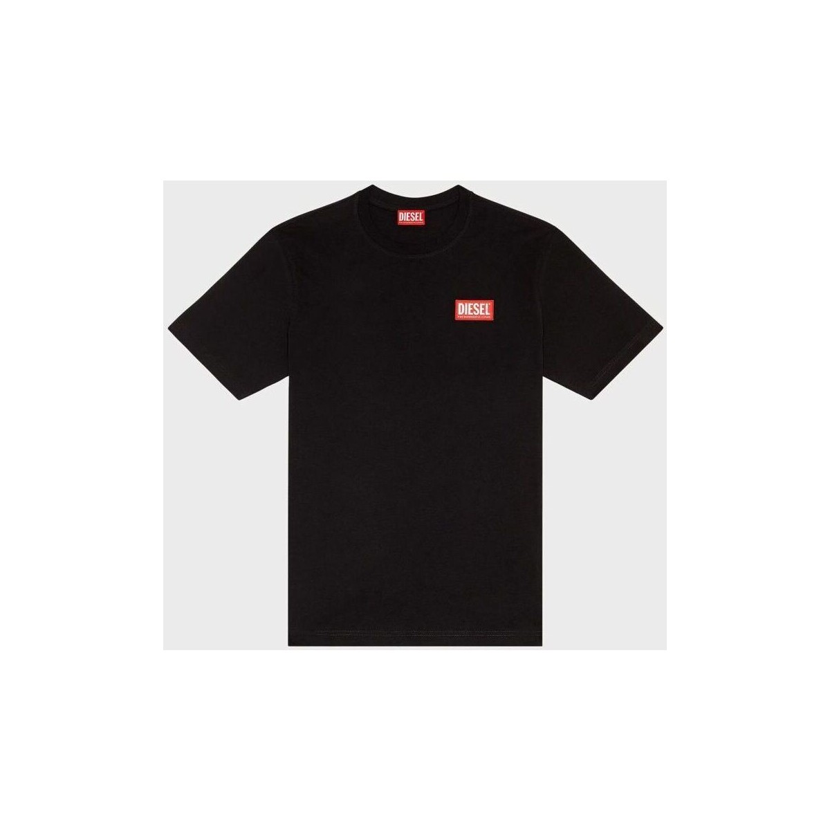 Textil Homem T-shirts e Pólos Diesel A11927 0CATM T-JUST-NLABEL-9XX Preto