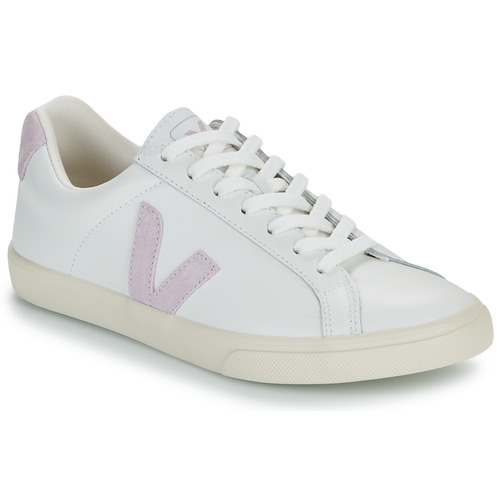 Sapatos Mulher Sapatilhas Cotton Veja ESPLAR LOGO Branco / Violeta