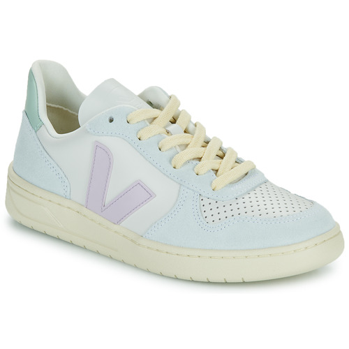 Sapatos Mulher Sapatilhas item Veja V-10 Branco / Azul