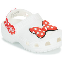 Sapatos Rapariga Tamancos Crocs Sabot Disney Minnie Mouse Cls Clg T Branco / Vermelho