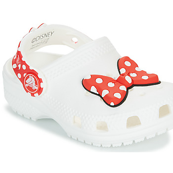 Sapatos Rapariga Tamancos Crocs Billion Disney Minnie Mouse Cls Clg T Branco / Vermelho