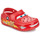 Sapatos Criança Tamancos Crocs flops Cars LMQ Crocband Clg K Vermelho