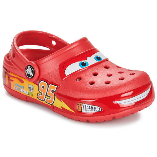 Sapatos Criança Tamancos Crocs Mules Cars LMQ Crocband Clg K Vermelho