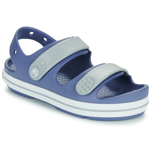 Sapatos Criança Sandálias Crocs Crocband Cruiser Sandal T Azul / Cinza