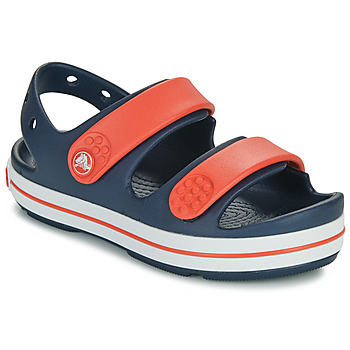 Sapatos Criança Sandálias Crocs Multi Crocband Cruiser Sandal K Marinho / Vermelho