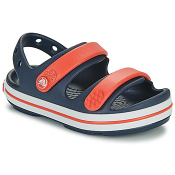 Sapatos Criança Sandálias clogs Crocs Crocband Cruiser Sandal T Marinho / Vermelho