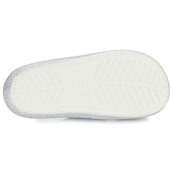 Crocs Classic Glitter Sandal v2 K Branco / Glitter