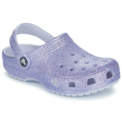 Sapatos Rapariga Tamancos Crocs Classic Glitter Clog K Violeta / Glitter