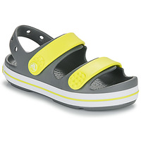Sapatos Crocbandça Sandálias Heart Crocs Crocband Cruiser Sandal K Cinza / Amarelo
