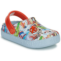 Sapatos Criança Tamancos Crocs Sabot Avengers Off Court Clog K Cinza / Multicolor