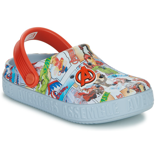 Sapatos Criança Tamancos slip Crocs Avengers Off Court Clog K Cinza / Multicolor