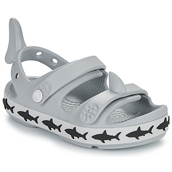Sapatos Criança Sandálias Crocs Socas Crocband Cruiser Shark SandalT Cinza