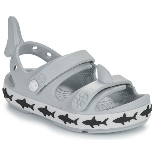Sapatos Criança Sandálias unicorn Crocs Crocband Cruiser Shark SandalT Cinza