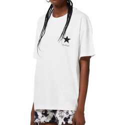 Textil Mulher T-Shirt mangas curtas Converse  Branco