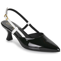 Sapatos Mulher Escarpim Fericelli MARTY Preto / Branco / Verniz