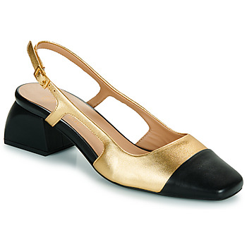 Sapatos Mulher Escarpim Fericelli LEA Ouro / Preto