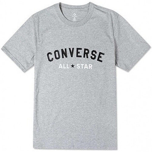 Textil Homem T-Shirt mangas curtas Converse  Cinza