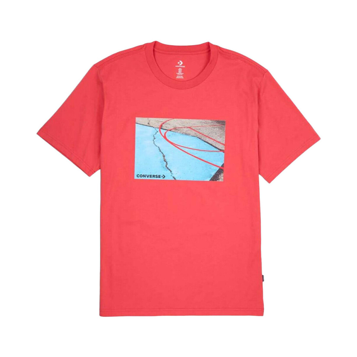 Textil Homem T-shirts e Pólos Converse  Vermelho