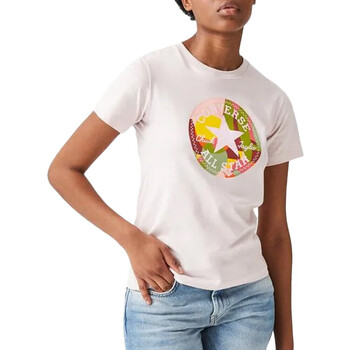 Textil Mulher T-shirts e Pólos Converse  Rosa