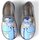 Sapatos Criança Medida à volta do peito Plumaflex By Roal Zapatillas de Casa Roal Dinosaurios Copete 12004 Gris Cinza