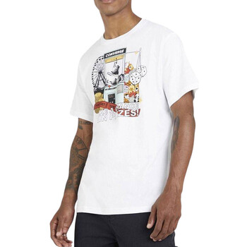 Textil Homem T-Shirt mangas curtas Converse  Branco