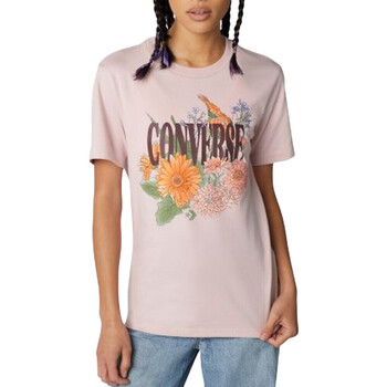 Textil Mulher T-shirts e Pólos Converse Smith  Rosa