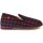 Sapatos Mulher Sapatos & Richelieu Javer Zapatillas de Casa  Cuadros Lana 120 Burdeos Vermelho