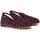 Sapatos Mulher Sapatos & Richelieu Javer Zapatillas de Casa  Cuadros Lana 120 Burdeos Vermelho