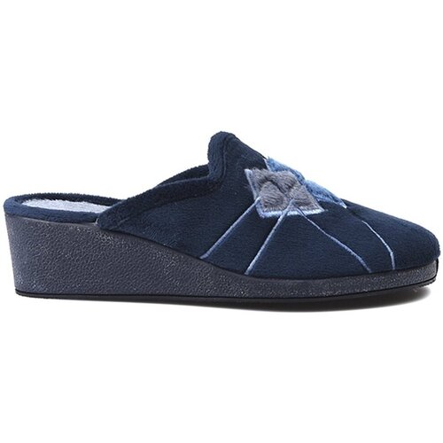 Sapatos Mulher Senses & Shoes Garzon Zapatillas de Casa  Rombos 169.247 Marino Azul